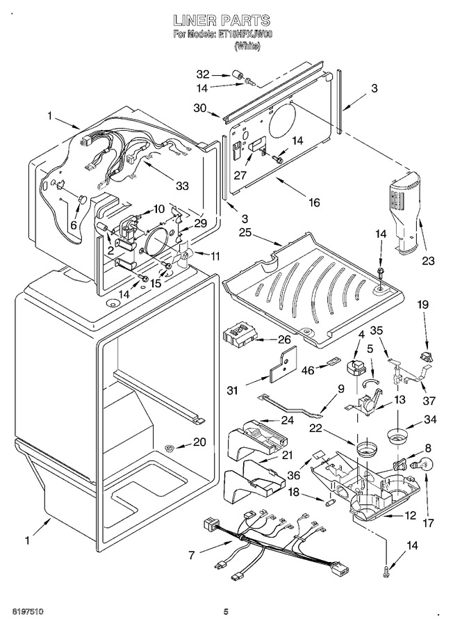 Diagram for ET18HPXJW00