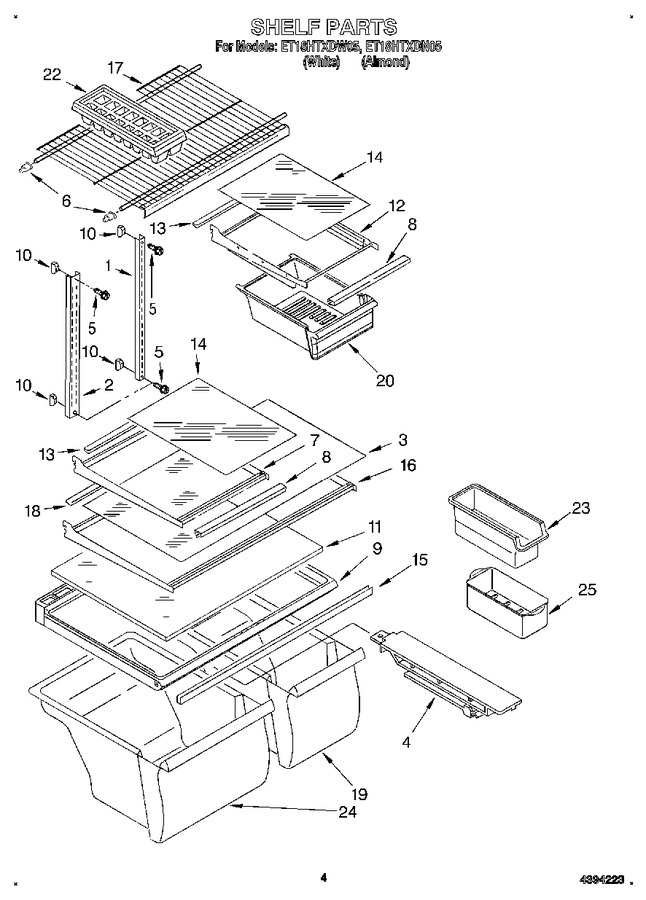 Diagram for ET18HTXDW05