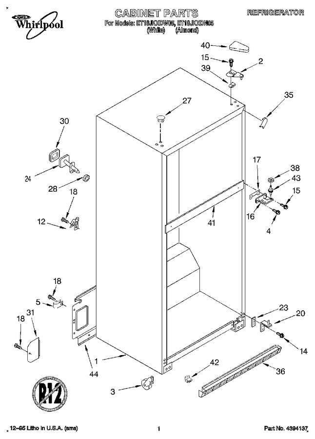 Diagram for ET18JKXDW05