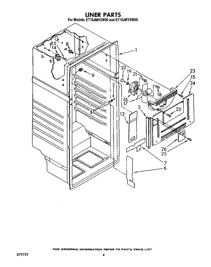 Diagram for ET18JMXSW00