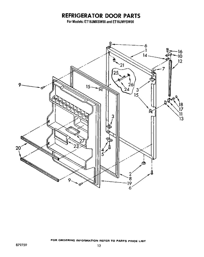 Diagram for ET18JMXSW00