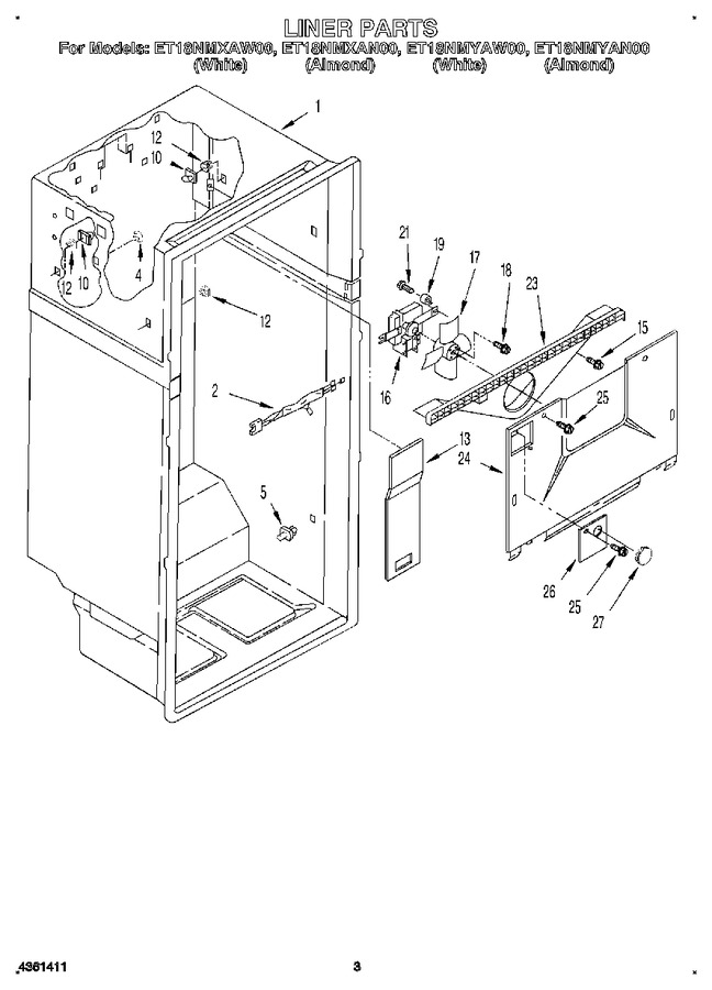 Diagram for ET18NMXAW00