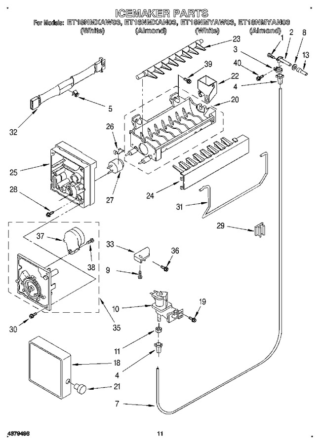 Diagram for ET18NMYAW03