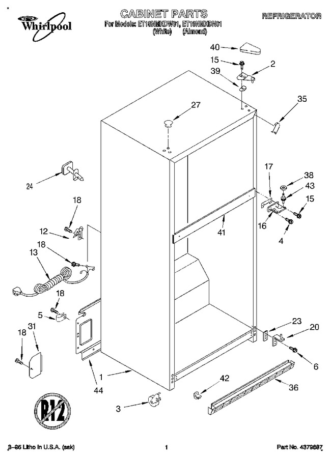 Diagram for ET18NMXDW01