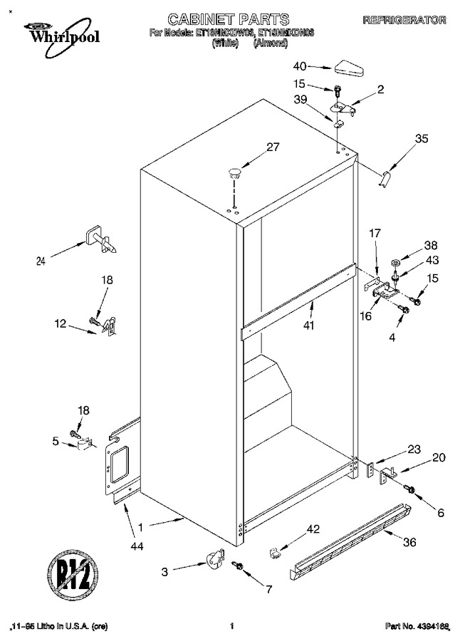 Diagram for ET18NMXDW06