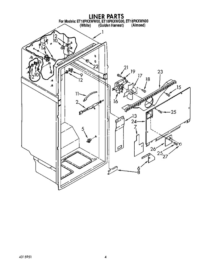 Diagram for ET18PKXWW00