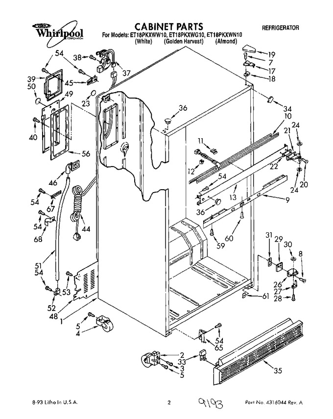 Diagram for ET18PKXWW10