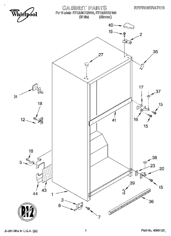 Diagram for ET18UMXGW02