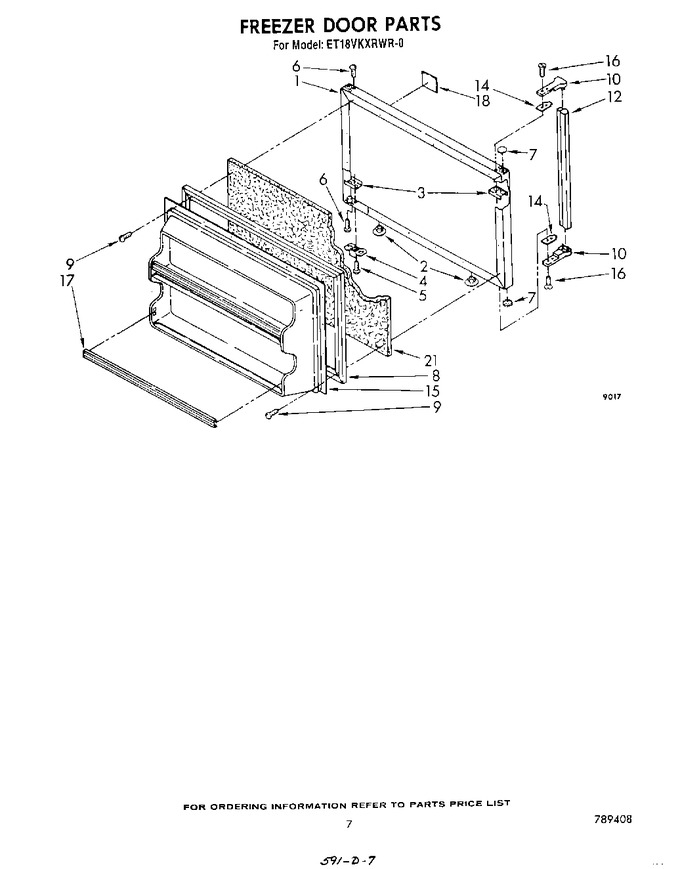 Diagram for ET18VKXRWR0