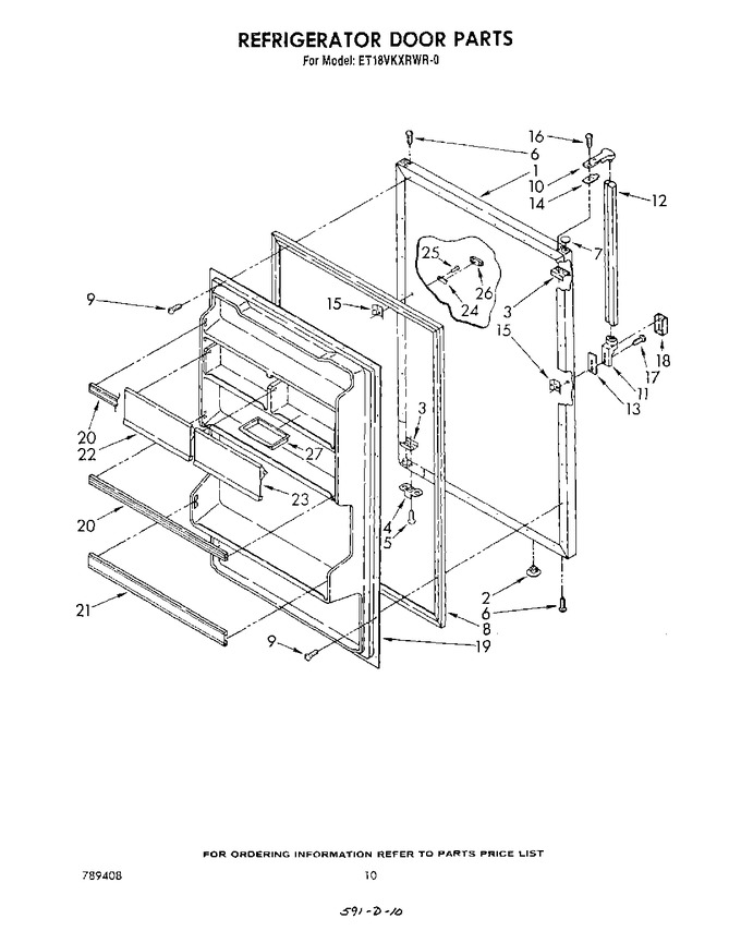 Diagram for ET18VKXRWR0