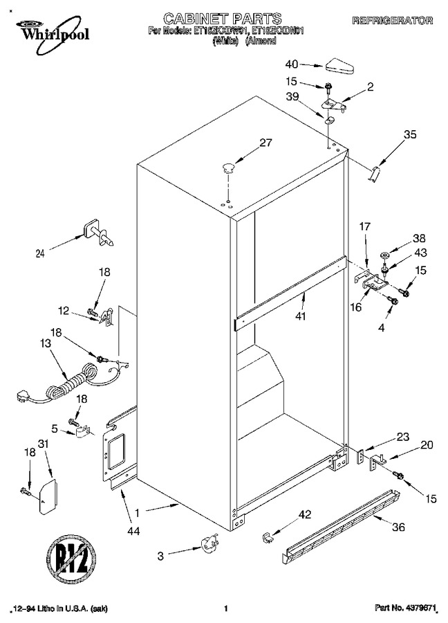 Diagram for ET18ZKXDN01
