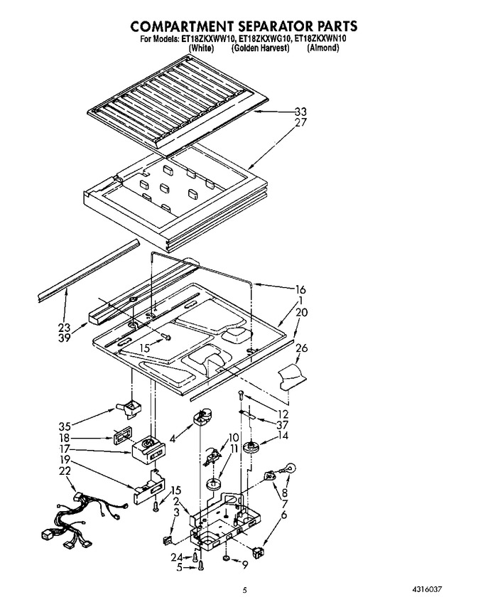 Diagram for ET18ZKXWW10