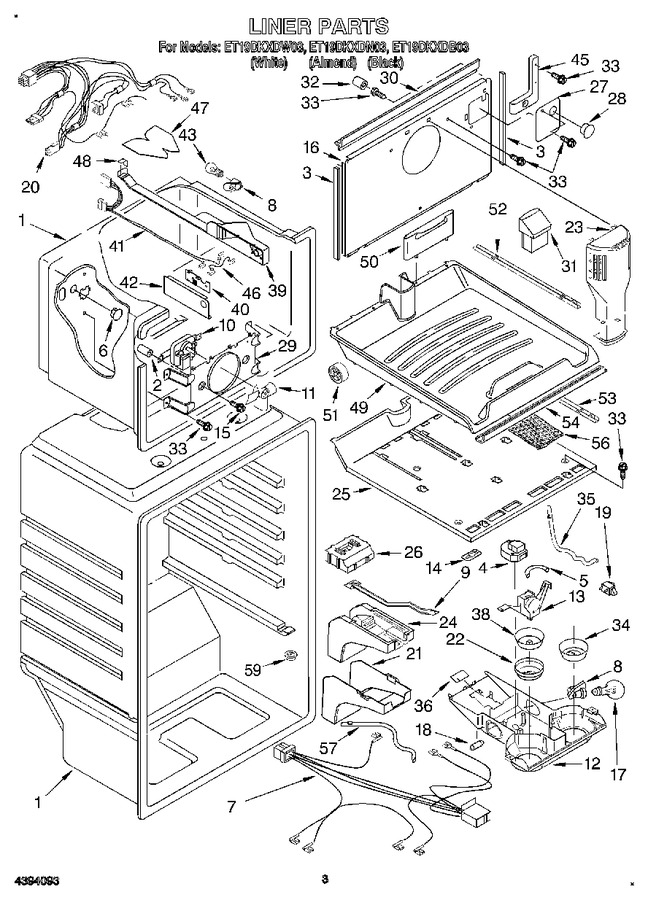Diagram for ET19DKXDW03