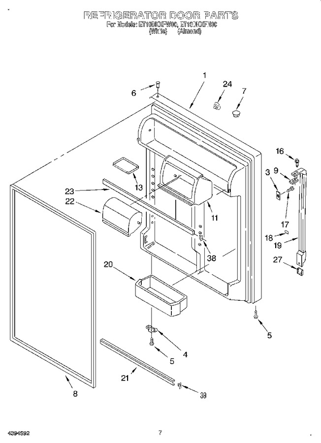 Diagram for ET19DKXFW00
