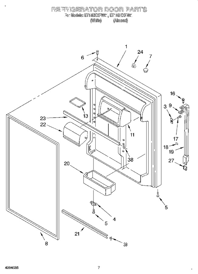 Diagram for ET19DKXFW01