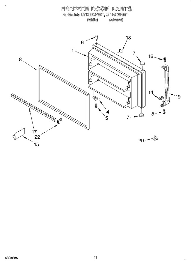 Diagram for ET19DKXFW01