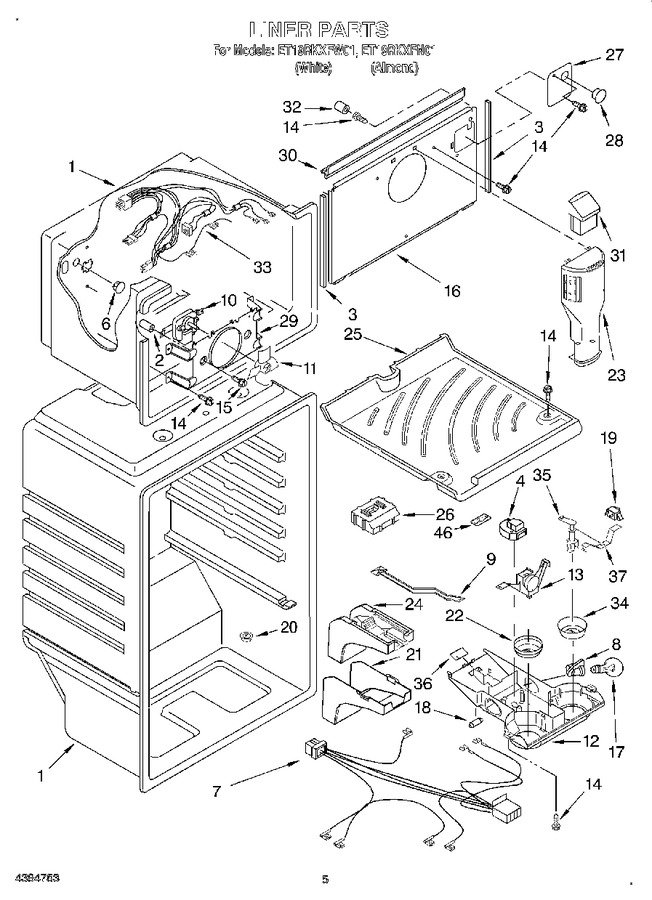 Diagram for ET19RKXFW01