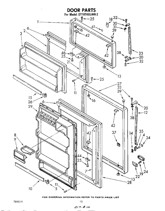 Diagram for ET19TKXLWR2