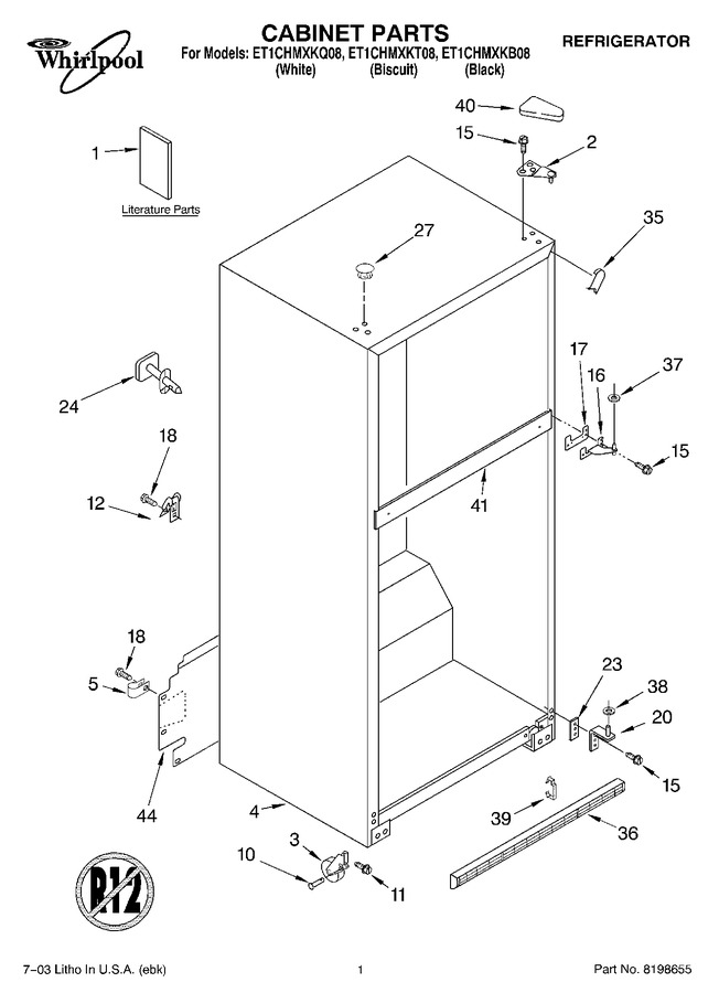 Diagram for ET1CHMXKB08