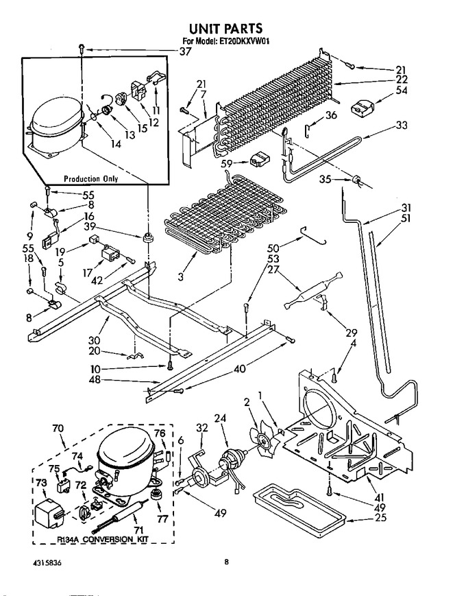 Diagram for ET20DKXVW01