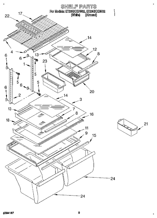 Diagram for ET20GKXDW02