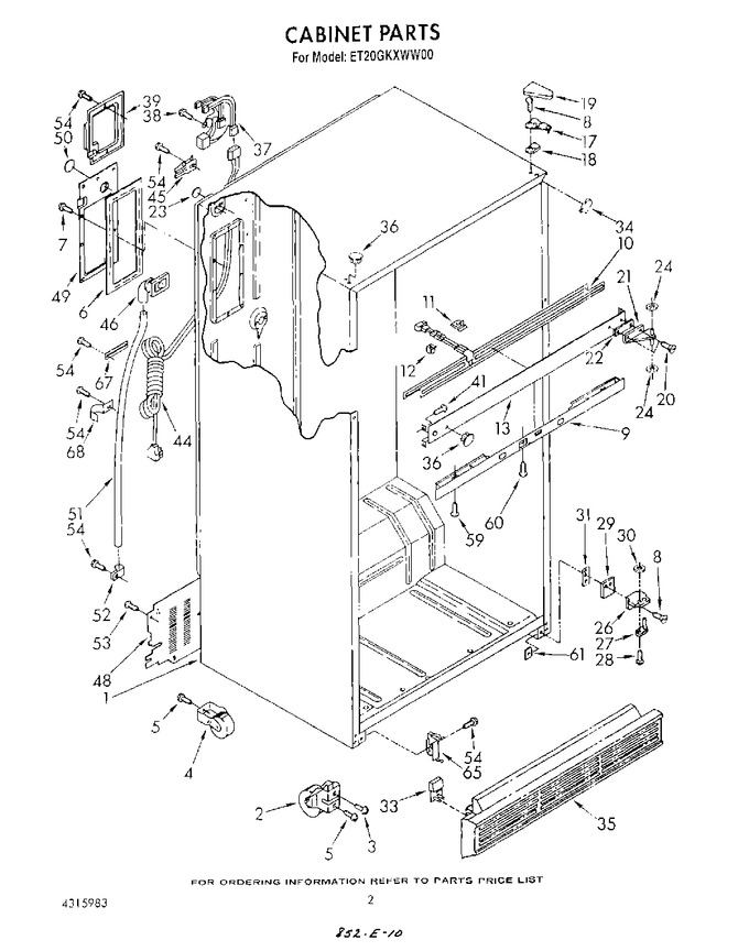 Diagram for ET20GKXWW00