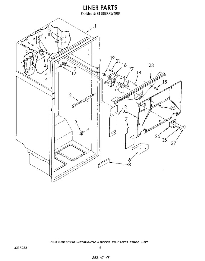 Diagram for ET20GKXWN00