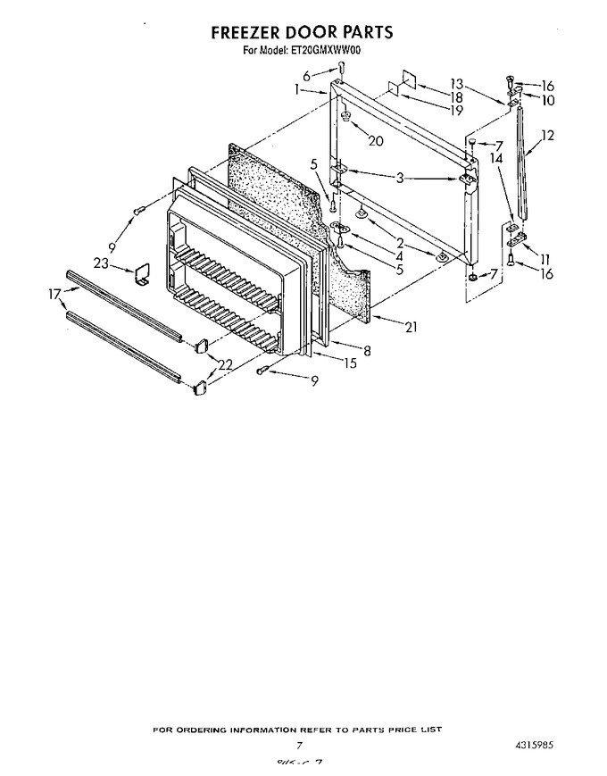 Diagram for ET20GMXWW00