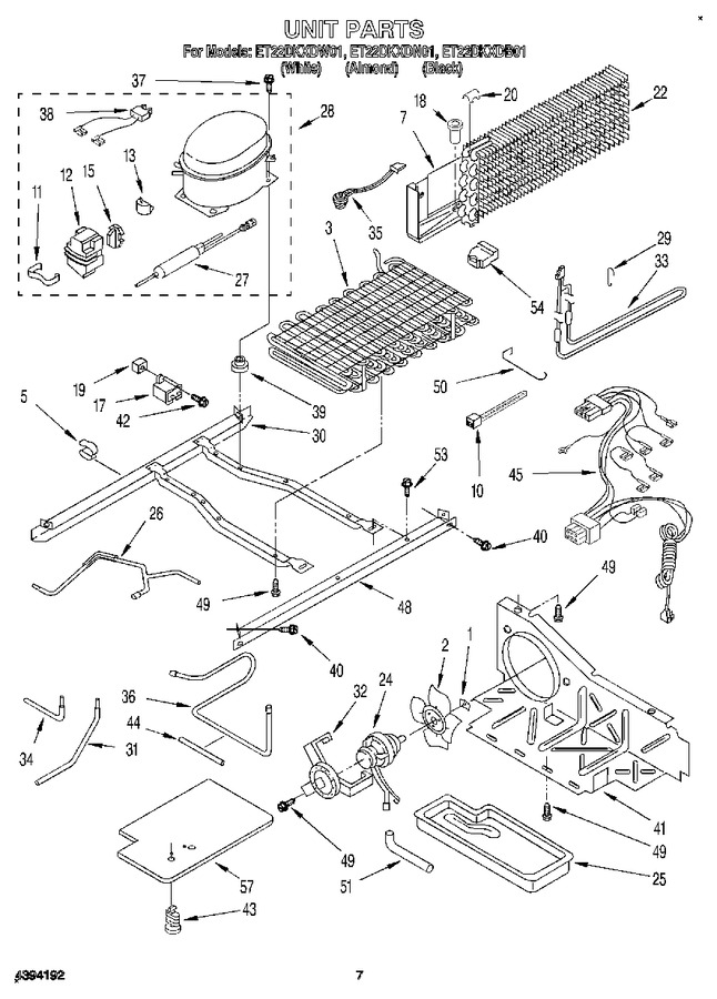Diagram for ET22DKXDW01
