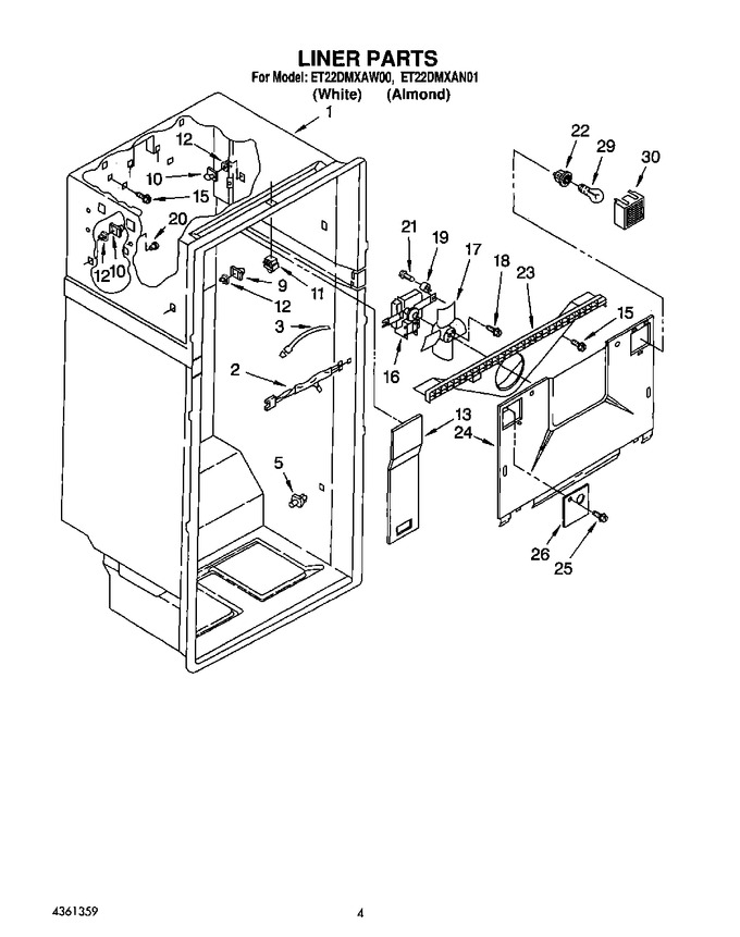 Diagram for ET22DMXAW01