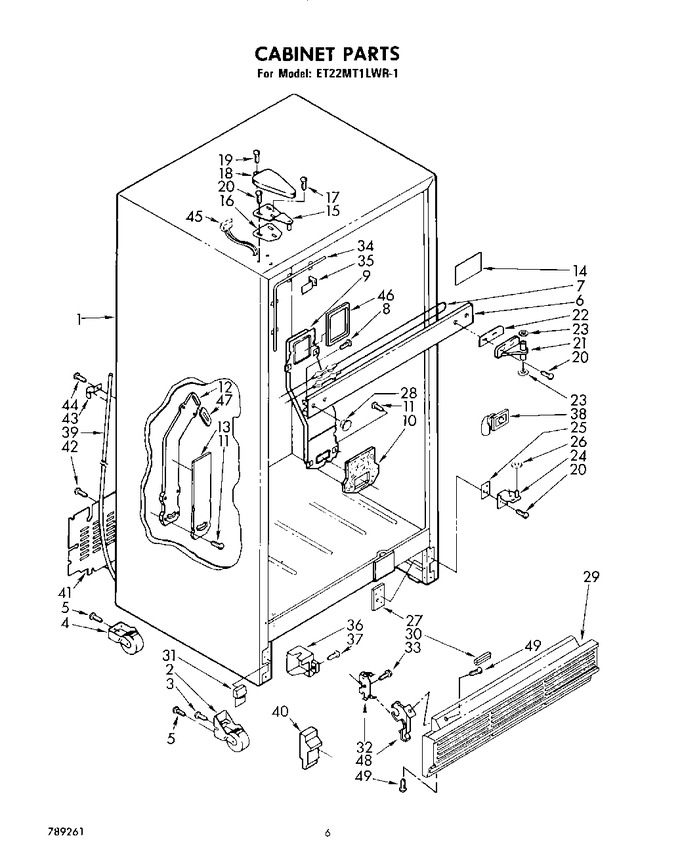 Diagram for ET22MT1LWR1