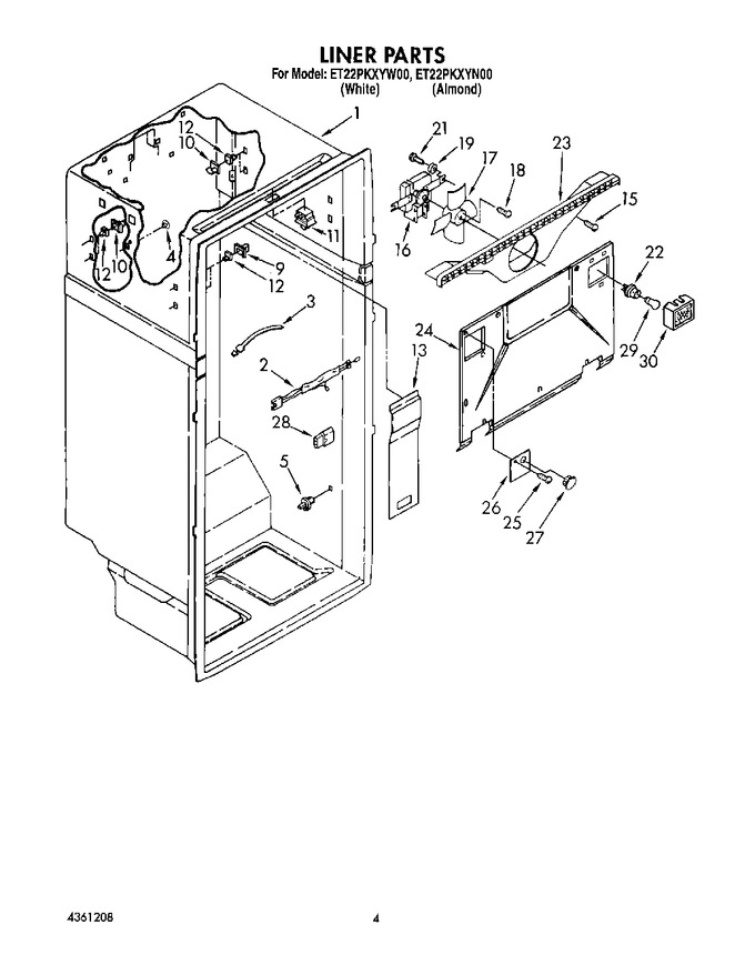 Diagram for ET22PKXYW00