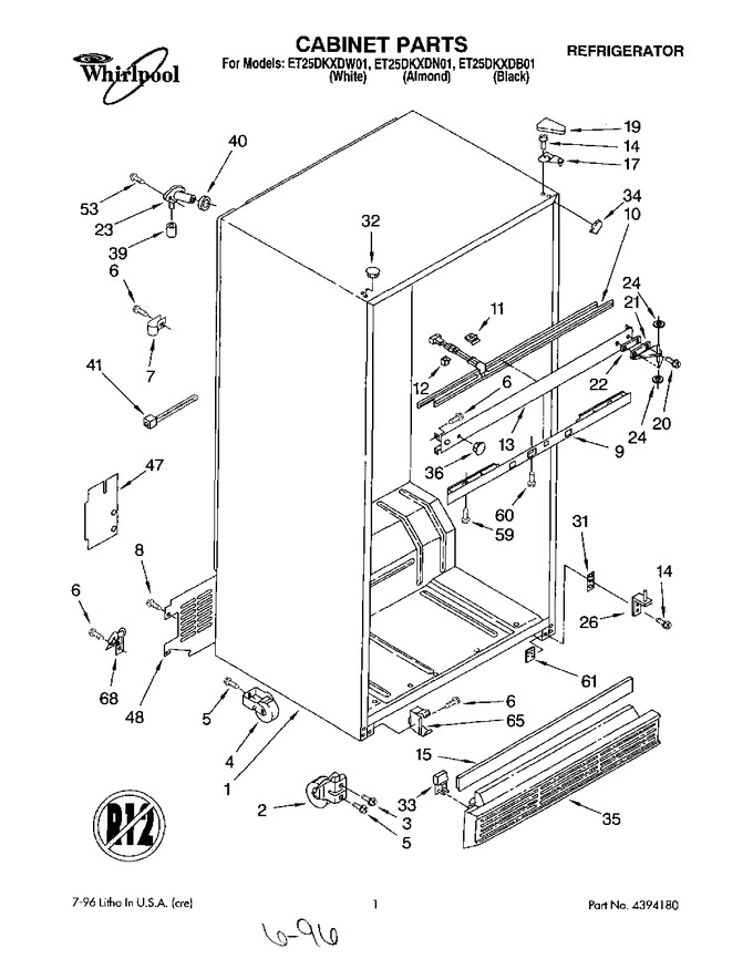 Diagram for ET25DKXDB01