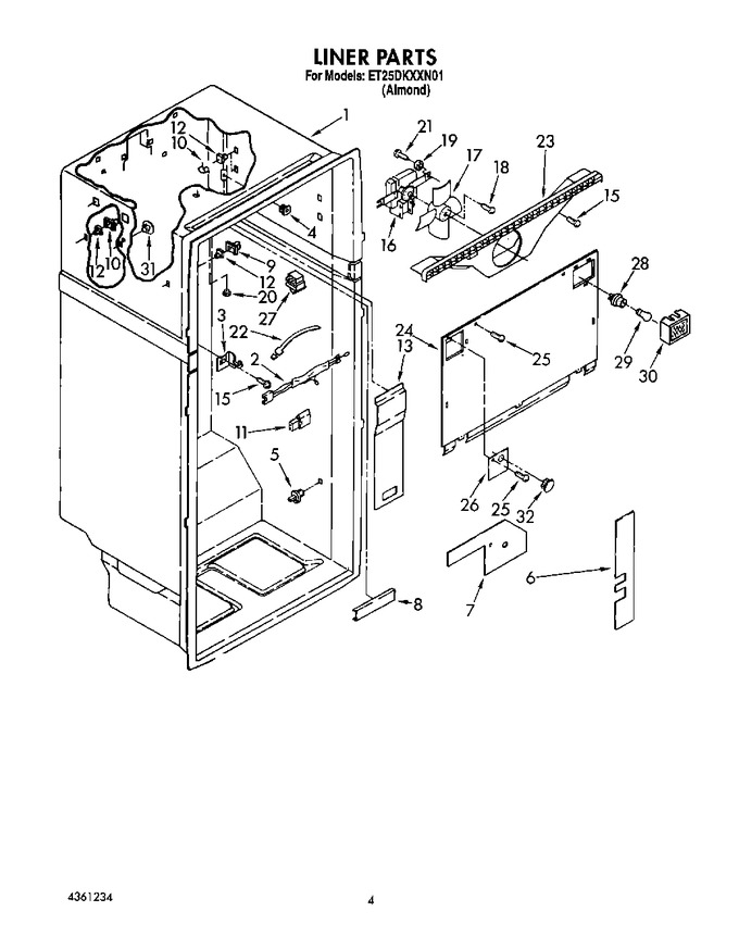 Diagram for ET25DKXXW01