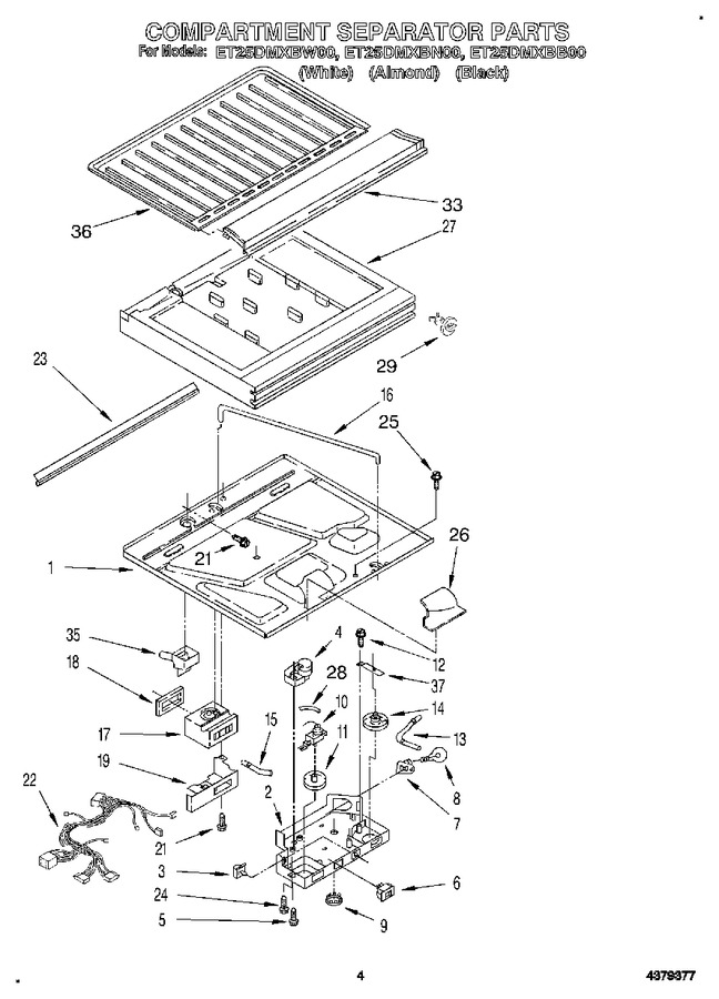 Diagram for ET25DMXBW00