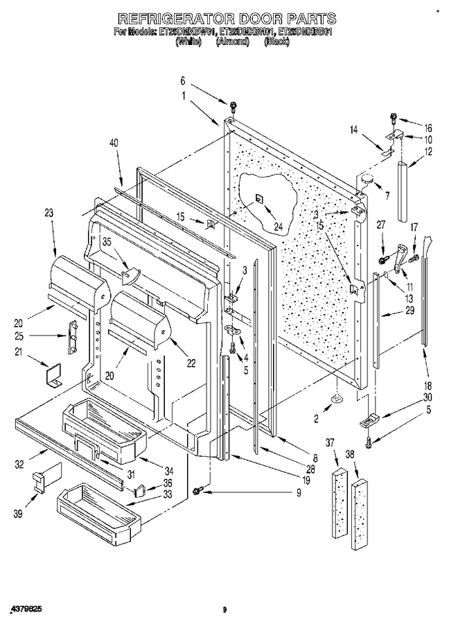 Diagram for ET25DMXBW01