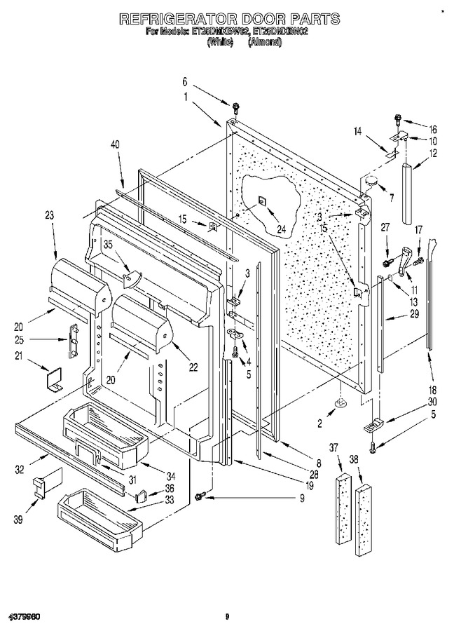 Diagram for ET25DMXBW02