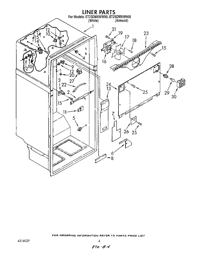 Diagram for ET25DMXWF00