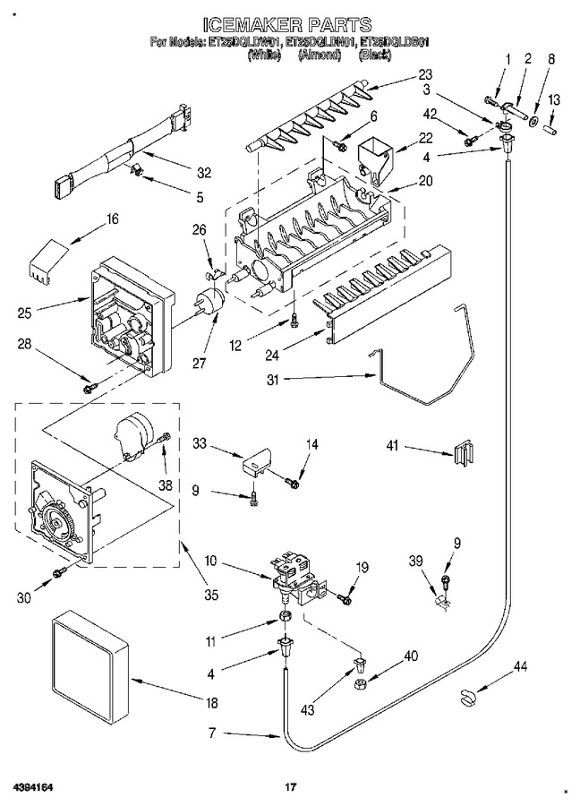 Diagram for ET25DQLDW01