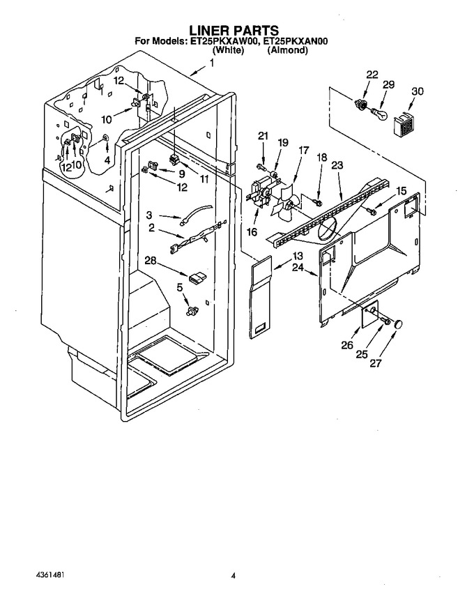 Diagram for ET25PKXAW00