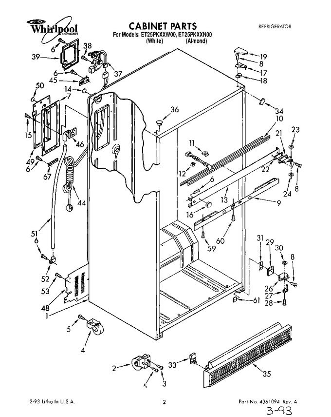 Diagram for ET25PKXXW00
