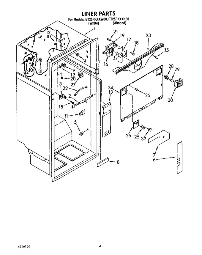 Diagram for ET25RKXXN00