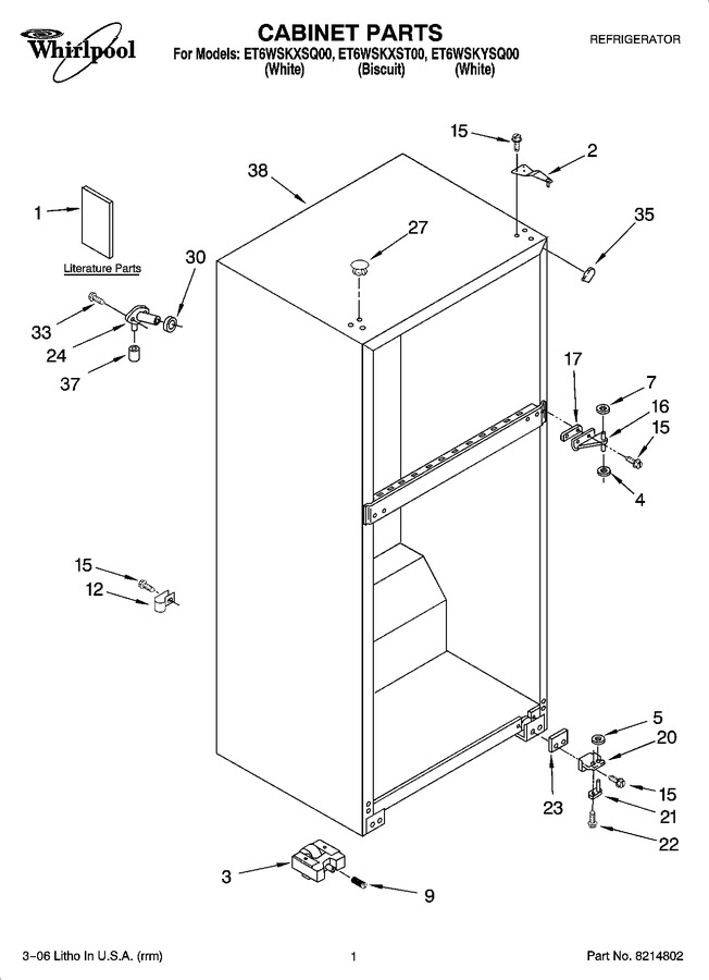 Diagram for ET6WSKXST00
