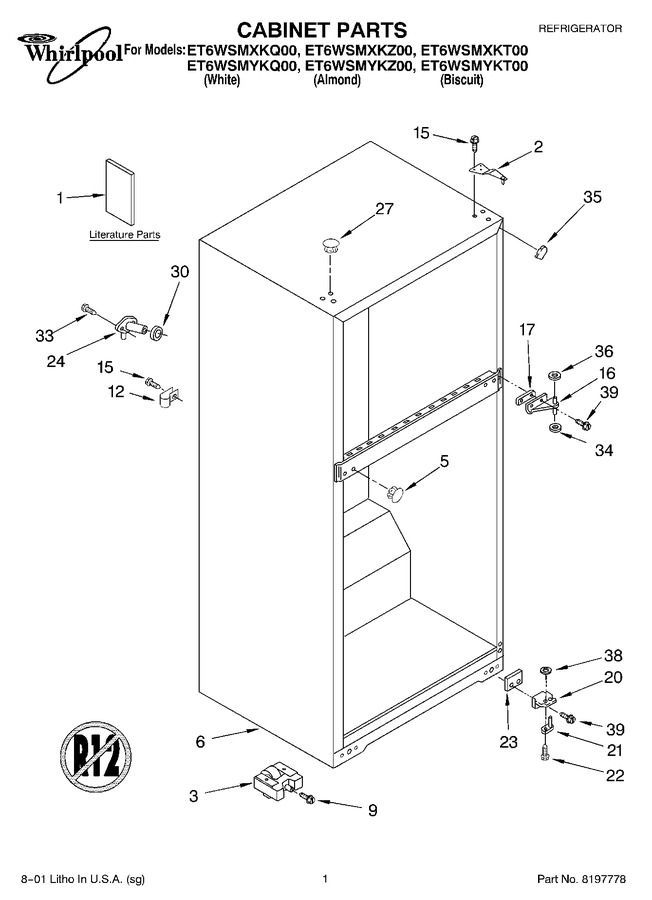 Diagram for ET6WSMXKZ00