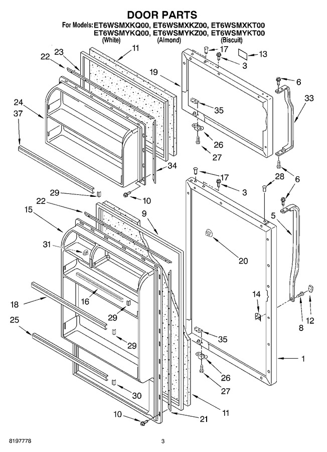 Diagram for ET6WSMXKT00