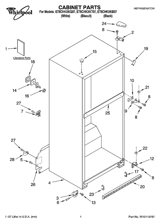 Diagram for ET8CHKXKT07