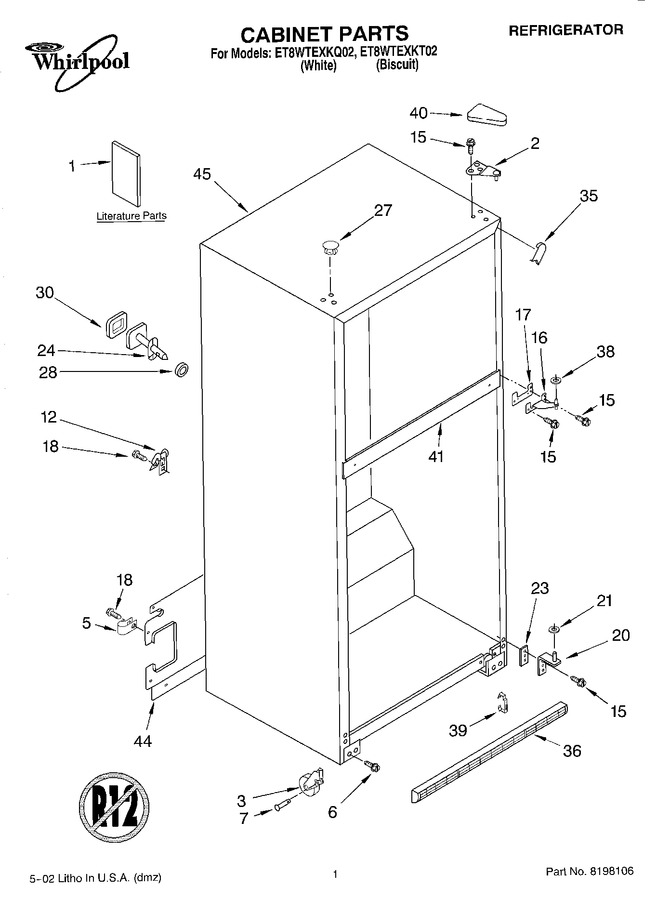 Diagram for ET8WTEXKT02