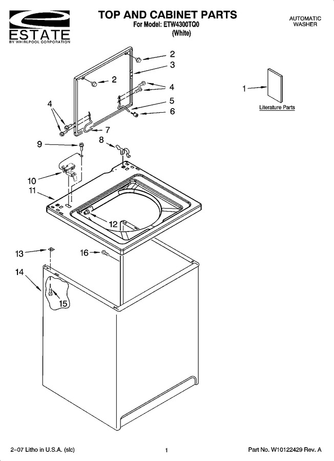 Diagram for ETW4300TQ0