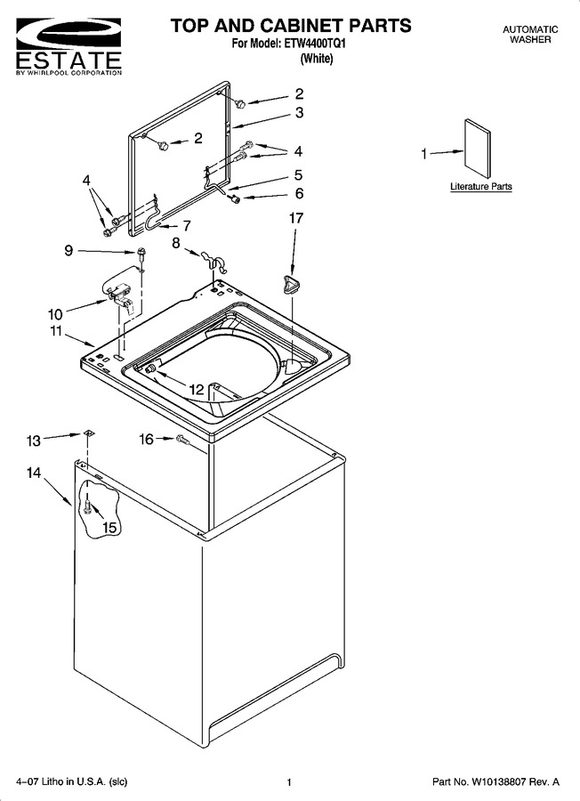 Diagram for ETW4400TQ1