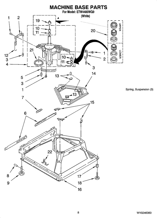 Diagram for ETW4400WQ0